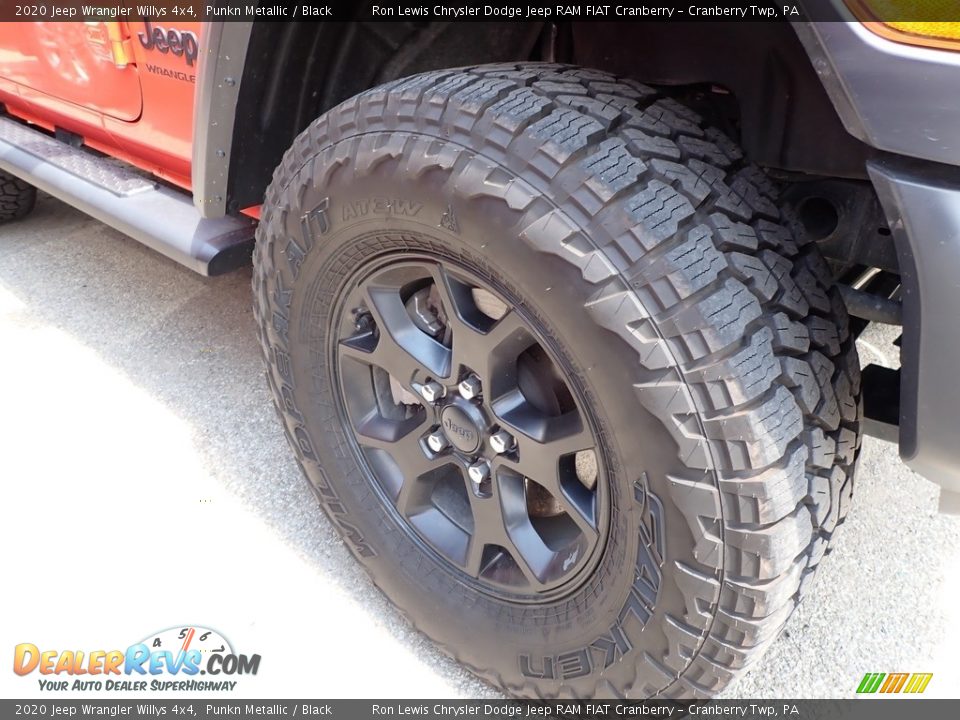 2020 Jeep Wrangler Willys 4x4 Punkn Metallic / Black Photo #5