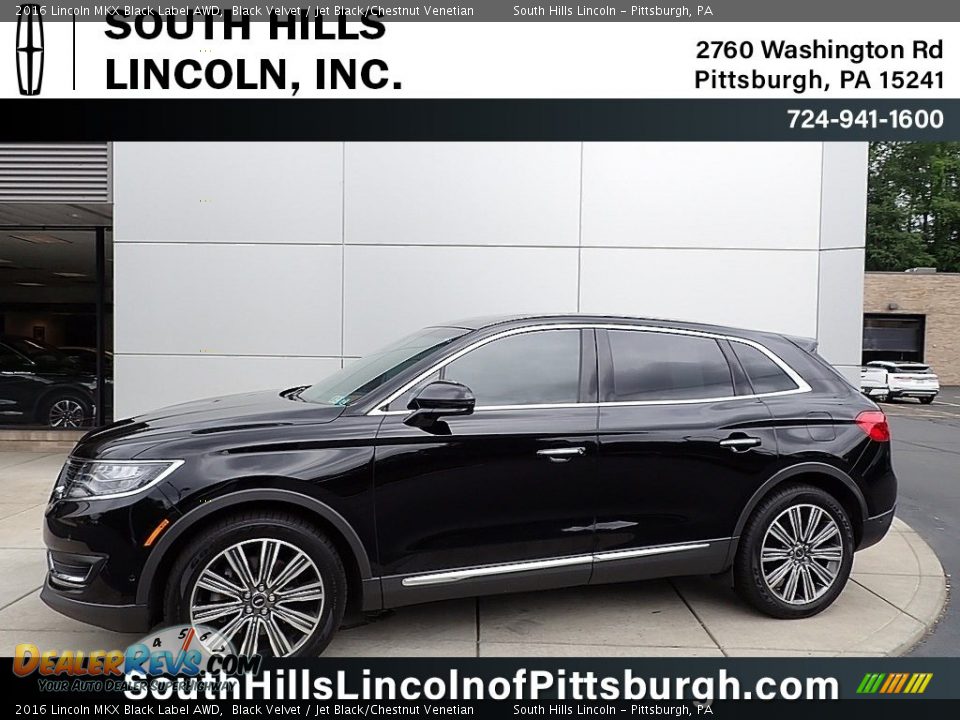 2016 Lincoln MKX Black Label AWD Black Velvet / Jet Black/Chestnut Venetian Photo #1