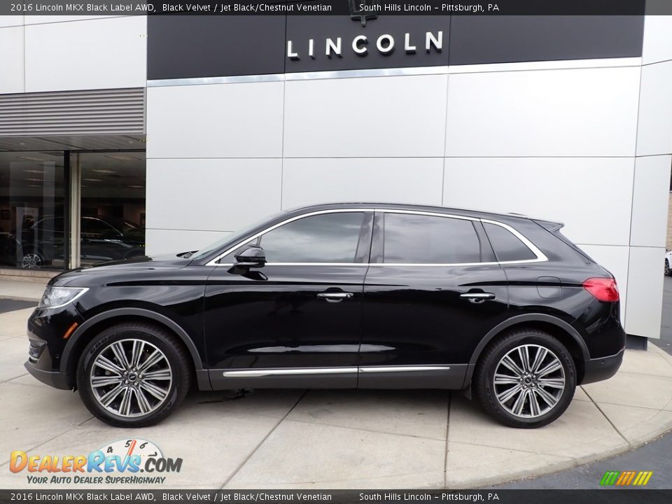 2016 Lincoln MKX Black Label AWD Black Velvet / Jet Black/Chestnut Venetian Photo #2