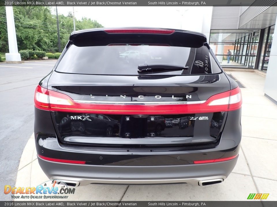 2016 Lincoln MKX Black Label AWD Black Velvet / Jet Black/Chestnut Venetian Photo #4