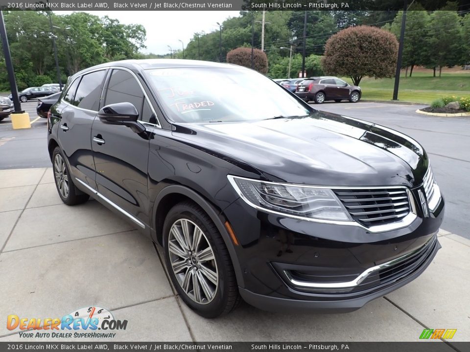 2016 Lincoln MKX Black Label AWD Black Velvet / Jet Black/Chestnut Venetian Photo #7