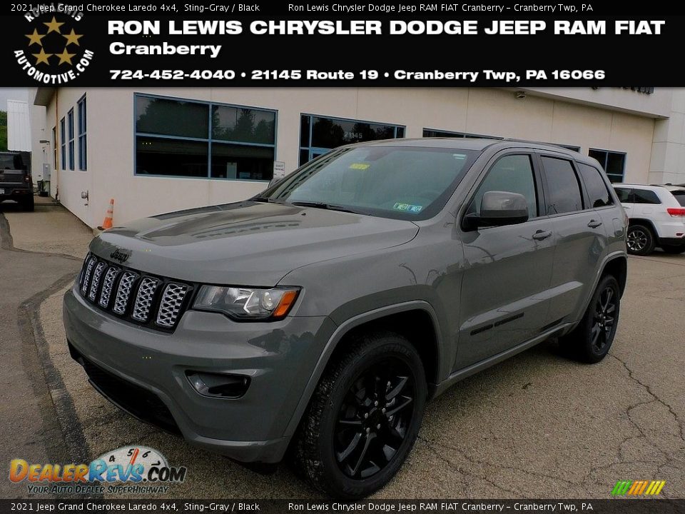 2021 Jeep Grand Cherokee Laredo 4x4 Sting-Gray / Black Photo #1