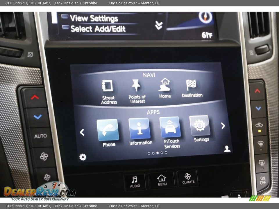 Controls of 2016 Infiniti Q50 3.0t AWD Photo #12