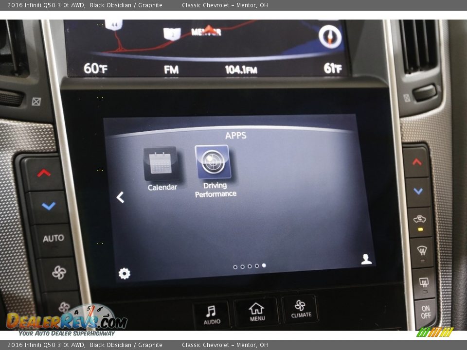Controls of 2016 Infiniti Q50 3.0t AWD Photo #14