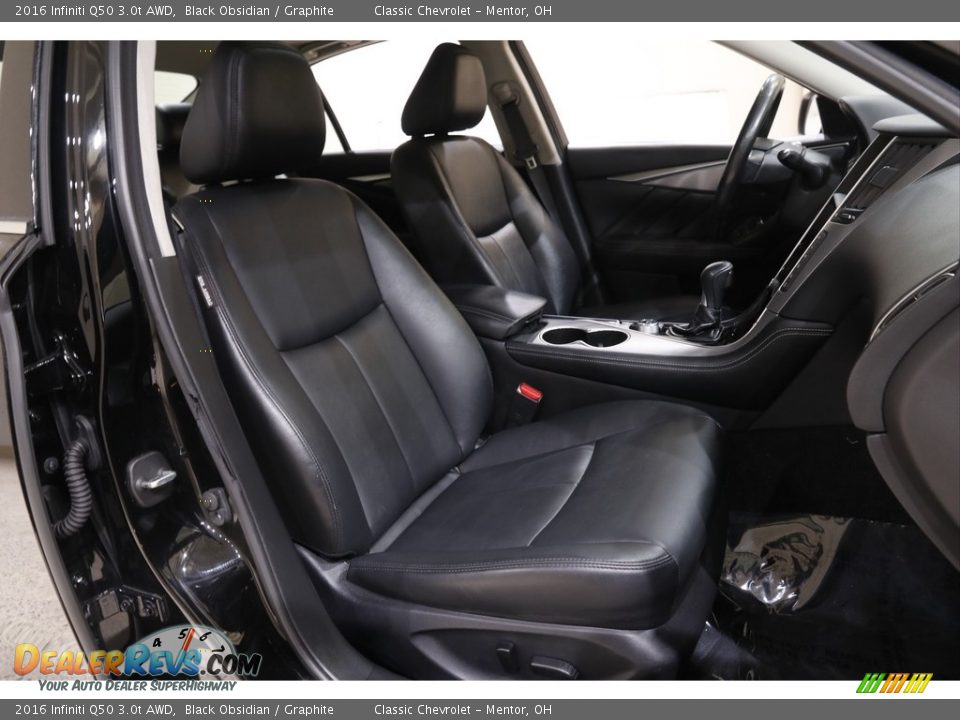 Front Seat of 2016 Infiniti Q50 3.0t AWD Photo #16