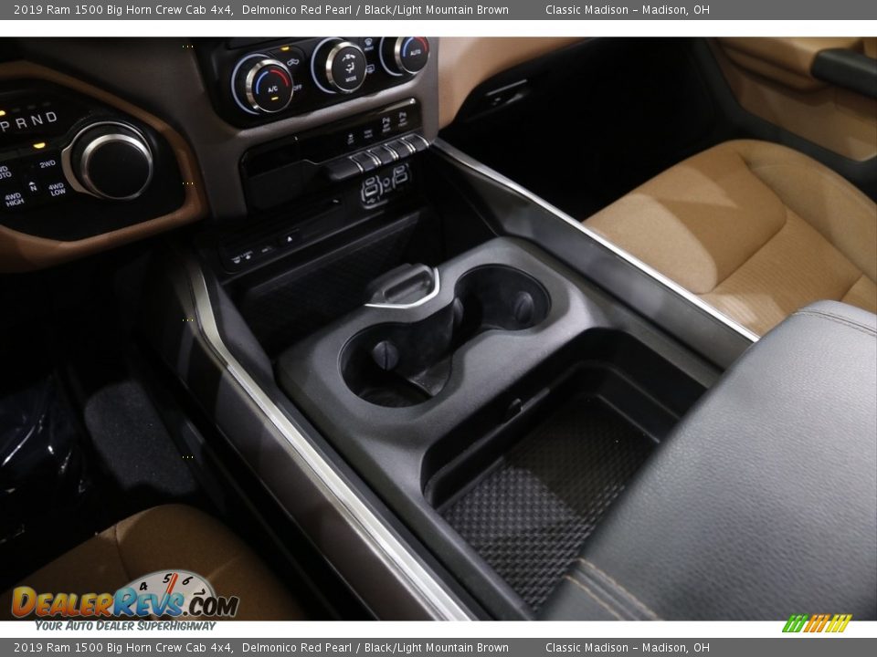 2019 Ram 1500 Big Horn Crew Cab 4x4 Delmonico Red Pearl / Black/Light Mountain Brown Photo #14
