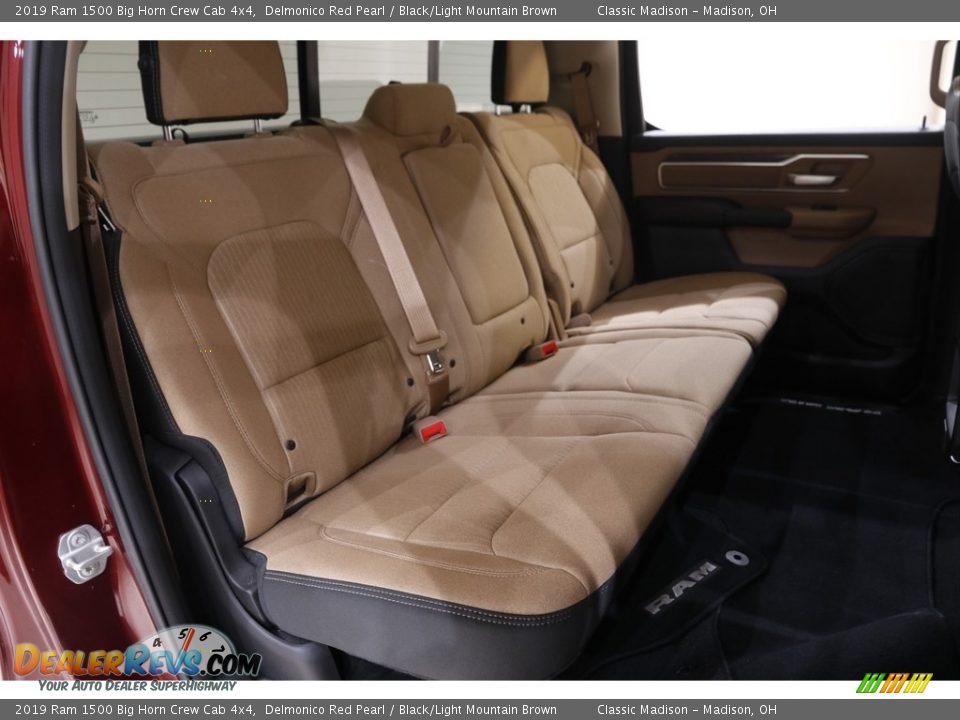 2019 Ram 1500 Big Horn Crew Cab 4x4 Delmonico Red Pearl / Black/Light Mountain Brown Photo #18
