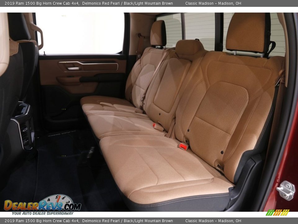 2019 Ram 1500 Big Horn Crew Cab 4x4 Delmonico Red Pearl / Black/Light Mountain Brown Photo #19