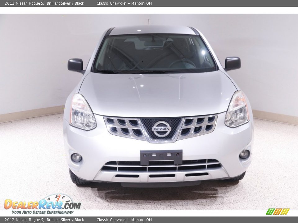 2012 Nissan Rogue S Brilliant Silver / Black Photo #2