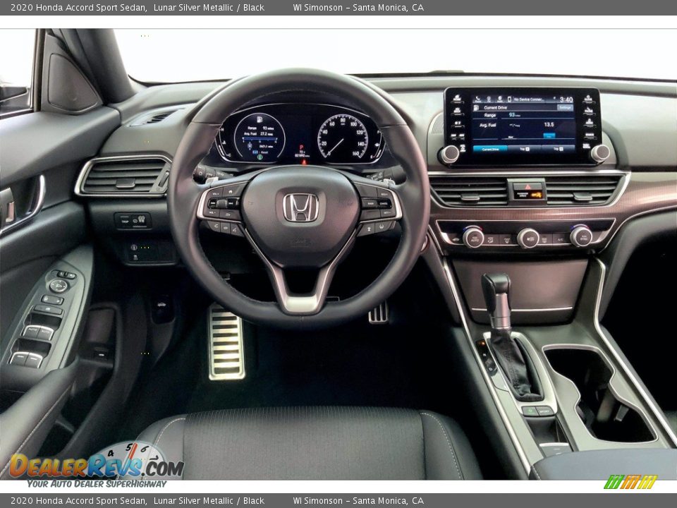 2020 Honda Accord Sport Sedan Lunar Silver Metallic / Black Photo #4