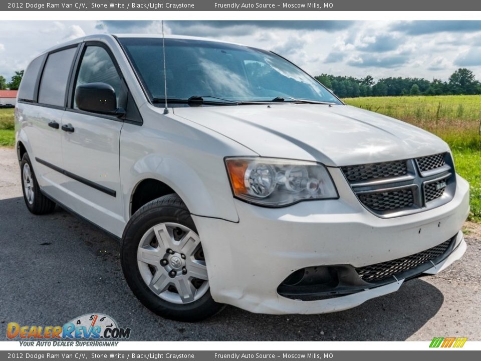 2012 Dodge Ram Van C/V Stone White / Black/Light Graystone Photo #1