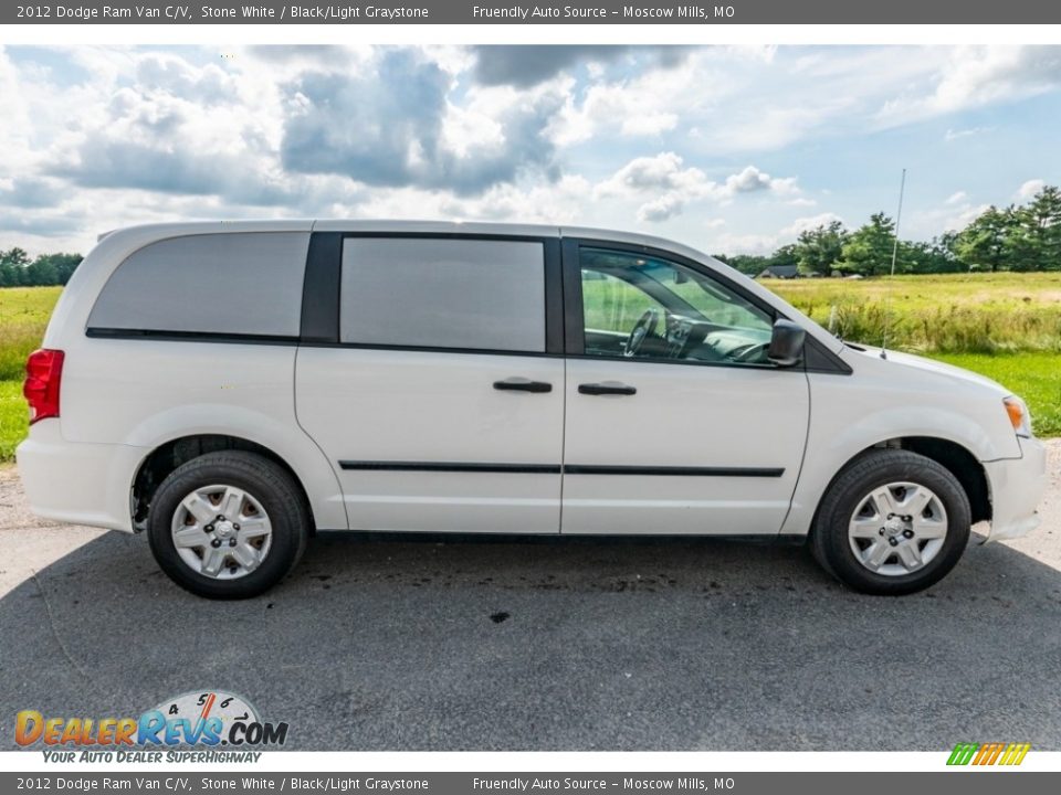 2012 Dodge Ram Van C/V Stone White / Black/Light Graystone Photo #3