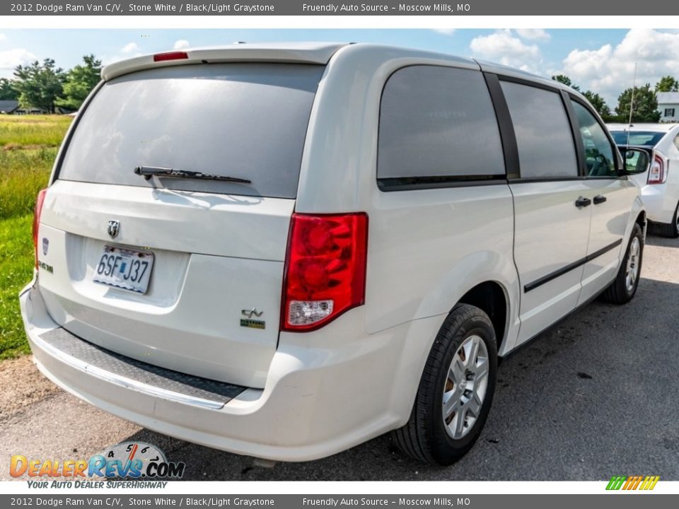 2012 Dodge Ram Van C/V Stone White / Black/Light Graystone Photo #4