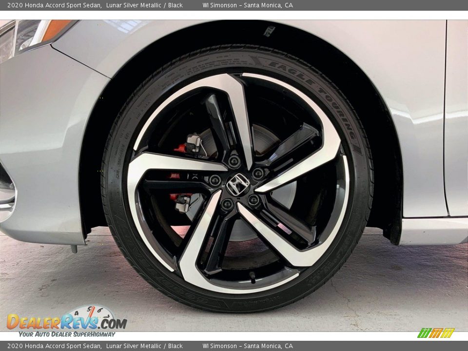 2020 Honda Accord Sport Sedan Lunar Silver Metallic / Black Photo #8