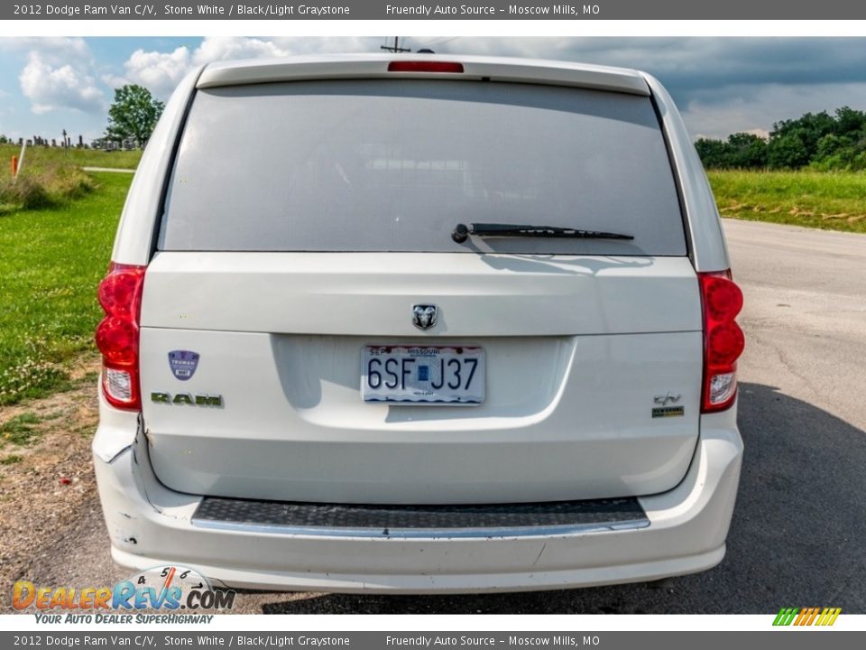 2012 Dodge Ram Van C/V Stone White / Black/Light Graystone Photo #5