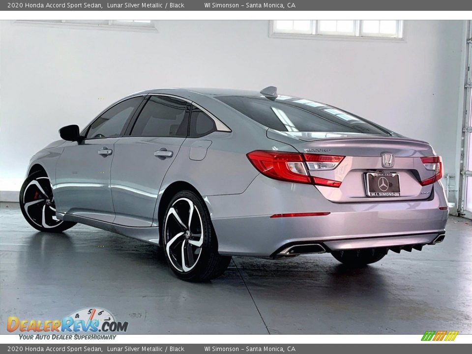 2020 Honda Accord Sport Sedan Lunar Silver Metallic / Black Photo #10