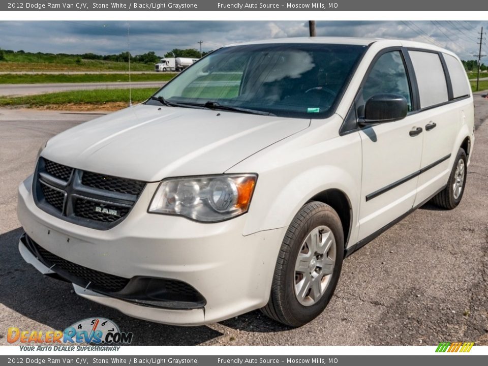 2012 Dodge Ram Van C/V Stone White / Black/Light Graystone Photo #8