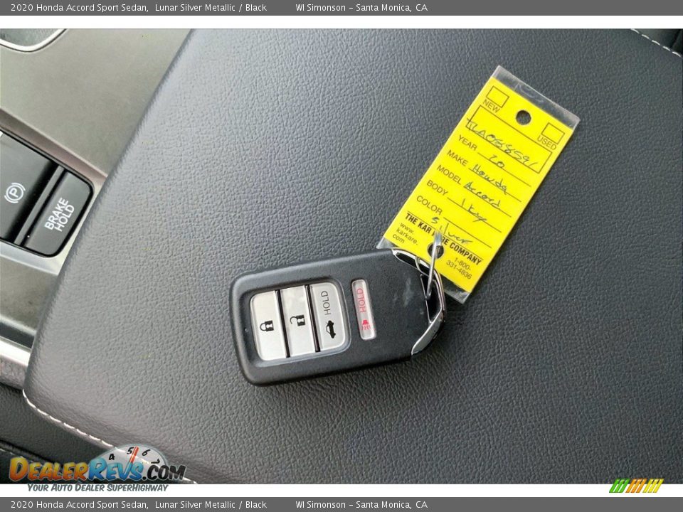 2020 Honda Accord Sport Sedan Lunar Silver Metallic / Black Photo #11