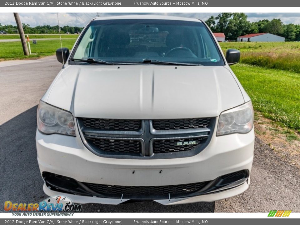 2012 Dodge Ram Van C/V Stone White / Black/Light Graystone Photo #9