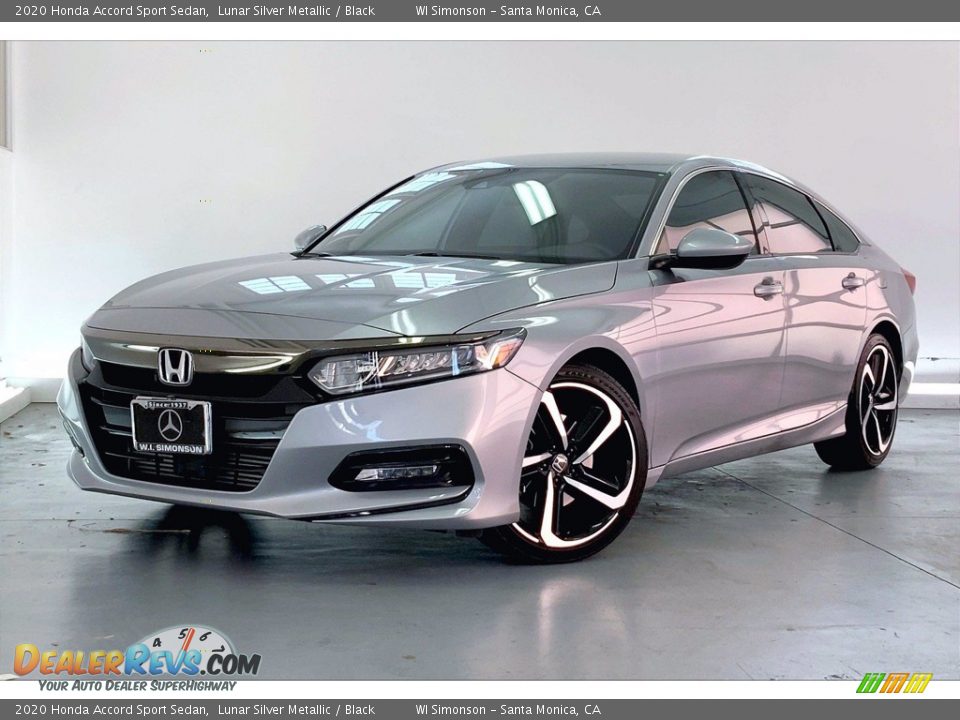 2020 Honda Accord Sport Sedan Lunar Silver Metallic / Black Photo #12