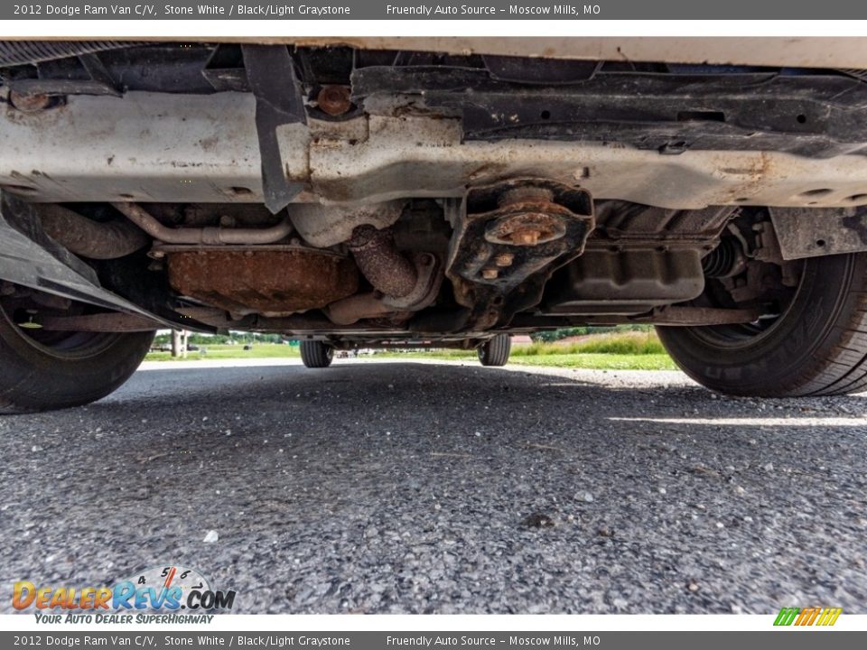 2012 Dodge Ram Van C/V Stone White / Black/Light Graystone Photo #10