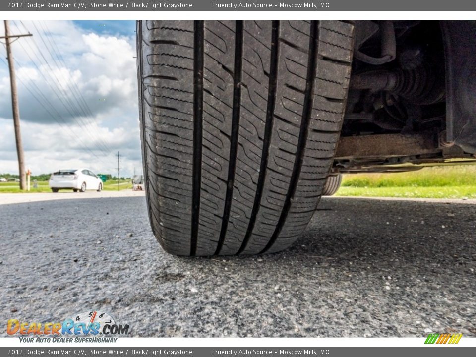 2012 Dodge Ram Van C/V Stone White / Black/Light Graystone Photo #11