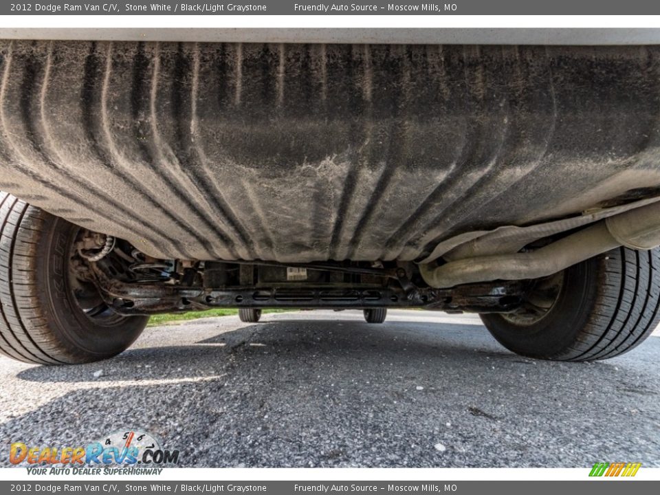 2012 Dodge Ram Van C/V Stone White / Black/Light Graystone Photo #13