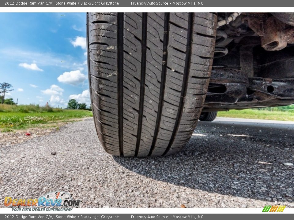 2012 Dodge Ram Van C/V Stone White / Black/Light Graystone Photo #14