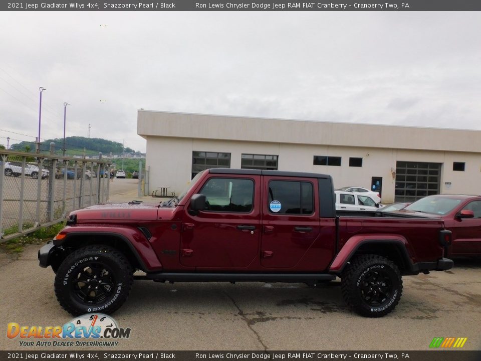 2021 Jeep Gladiator Willys 4x4 Snazzberry Pearl / Black Photo #9