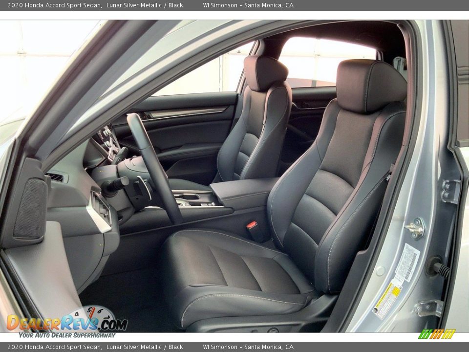 2020 Honda Accord Sport Sedan Lunar Silver Metallic / Black Photo #18