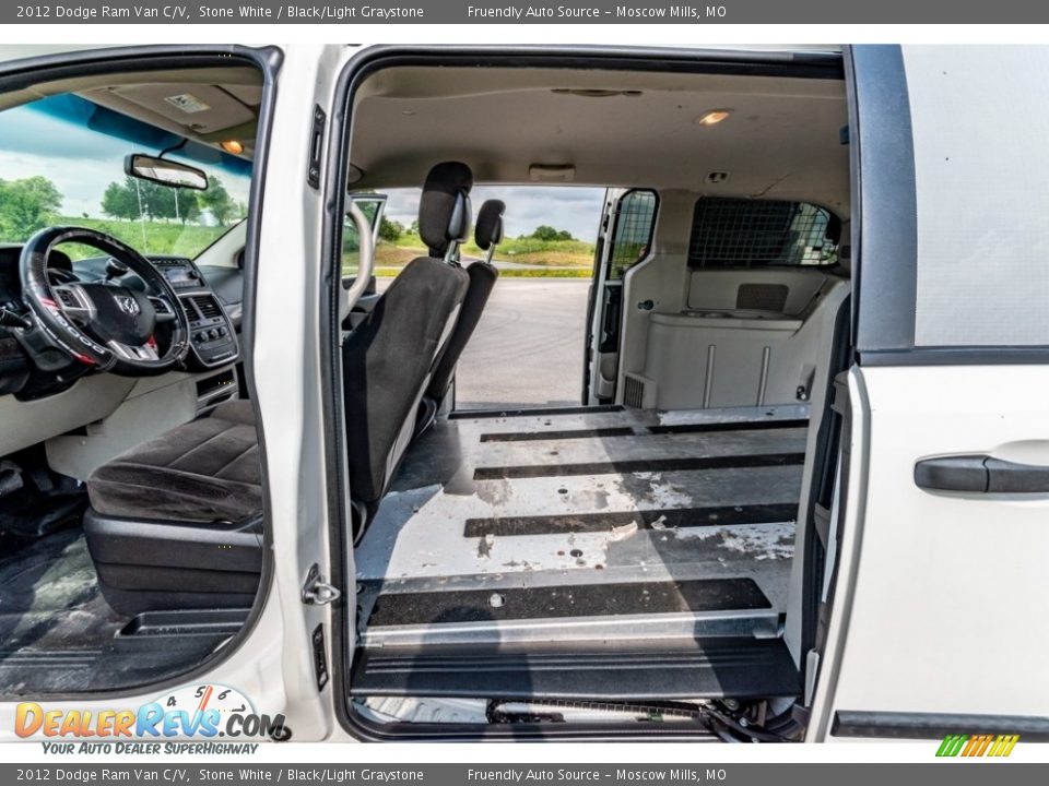 2012 Dodge Ram Van C/V Stone White / Black/Light Graystone Photo #21