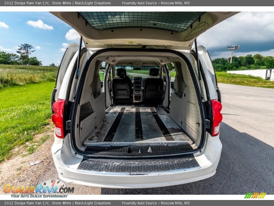 2012 Dodge Ram Van C/V Stone White / Black/Light Graystone Photo #23