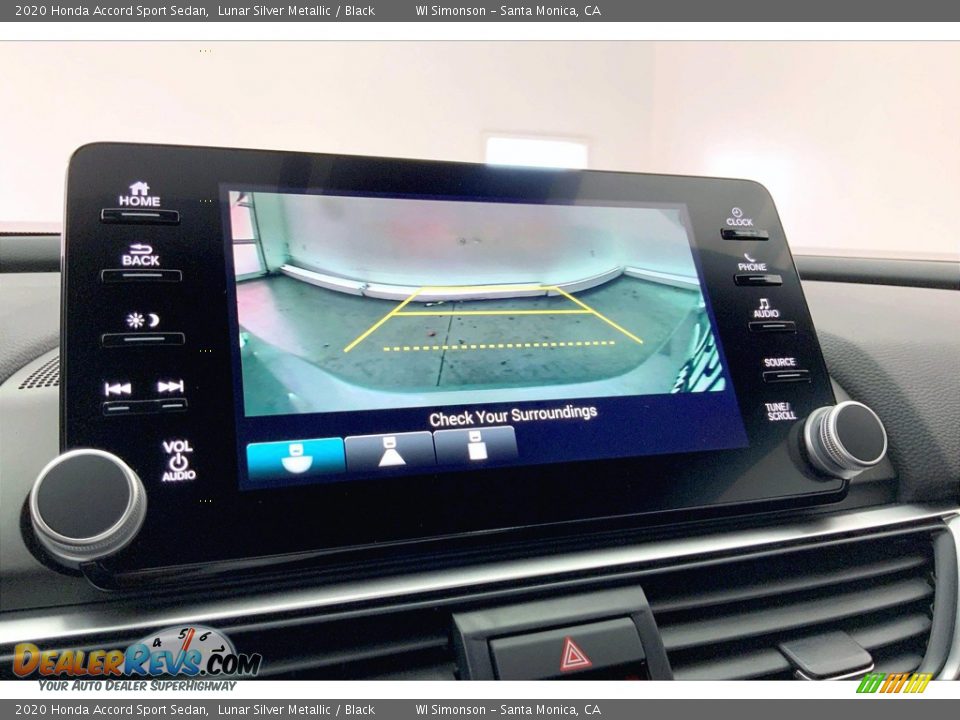 2020 Honda Accord Sport Sedan Lunar Silver Metallic / Black Photo #24