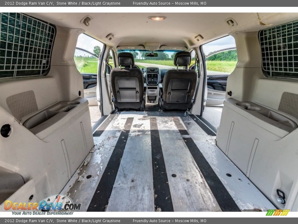 2012 Dodge Ram Van C/V Stone White / Black/Light Graystone Photo #25