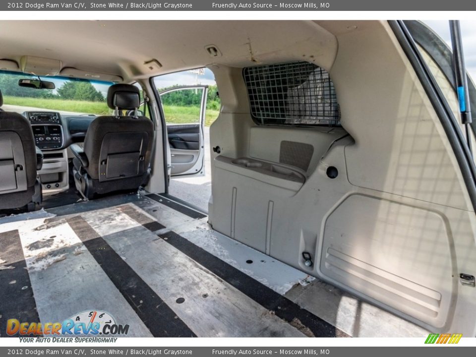 2012 Dodge Ram Van C/V Stone White / Black/Light Graystone Photo #26