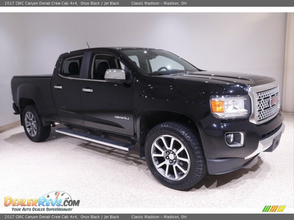 2017 GMC Canyon Denali Crew Cab 4x4 Onyx Black / Jet Black Photo #1