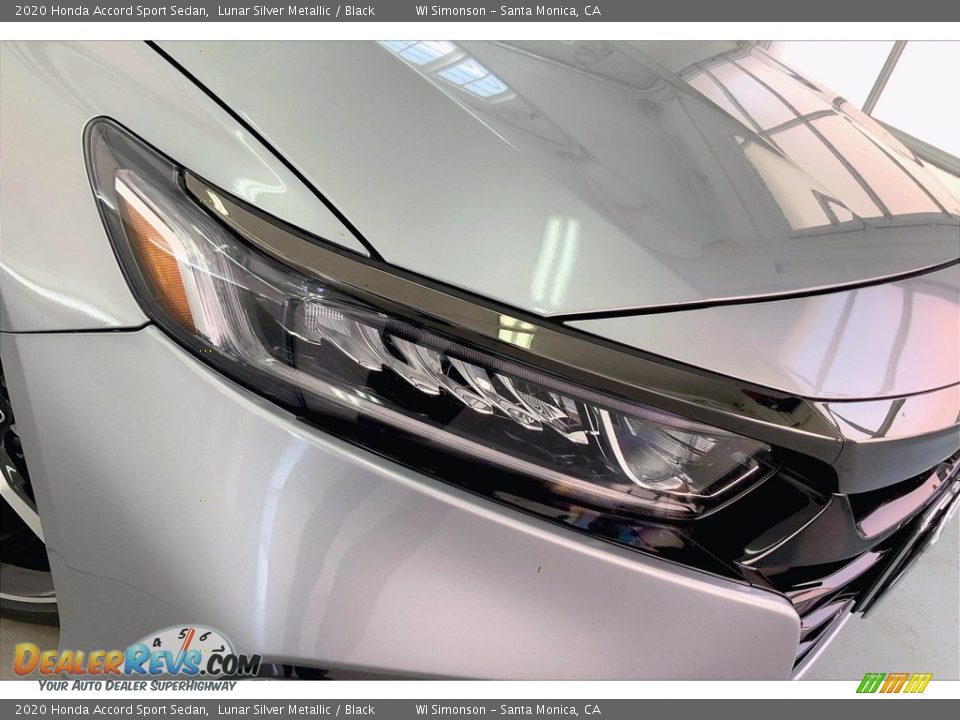 2020 Honda Accord Sport Sedan Lunar Silver Metallic / Black Photo #27