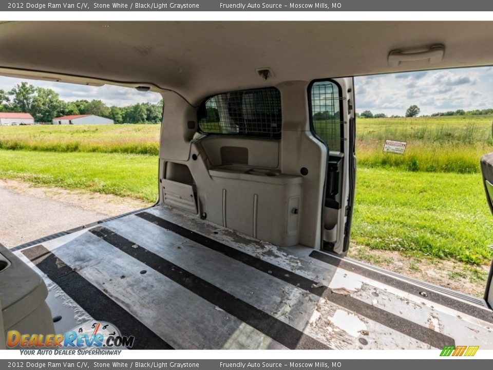 2012 Dodge Ram Van C/V Stone White / Black/Light Graystone Photo #28