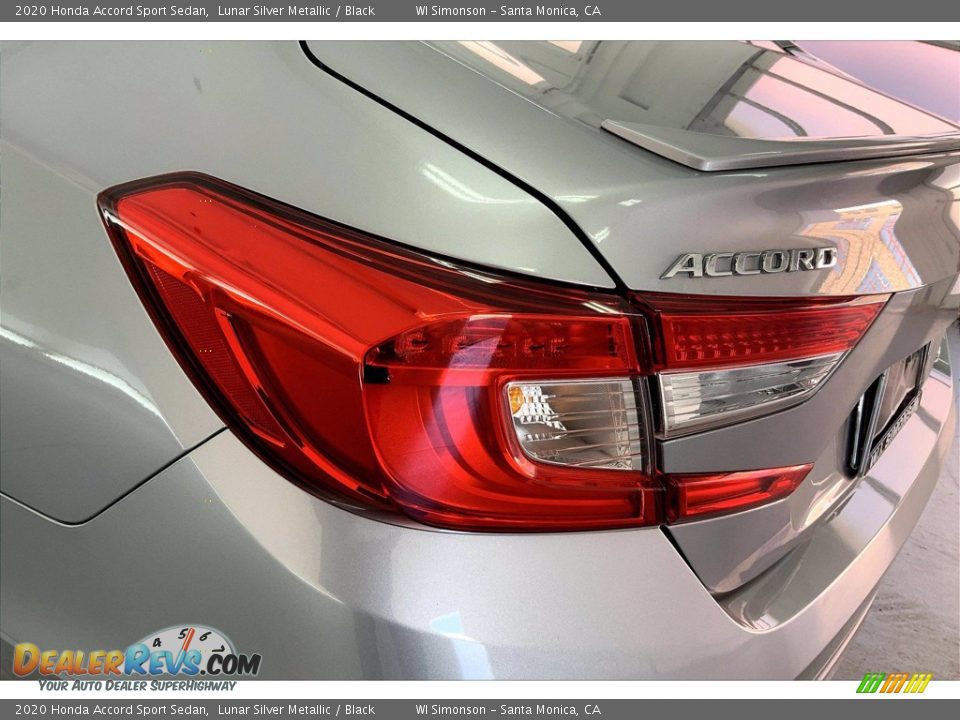 2020 Honda Accord Sport Sedan Lunar Silver Metallic / Black Photo #28