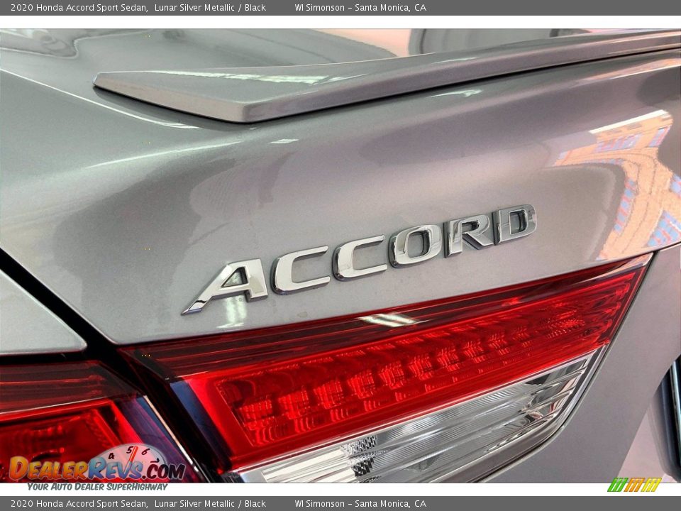 2020 Honda Accord Sport Sedan Lunar Silver Metallic / Black Photo #30