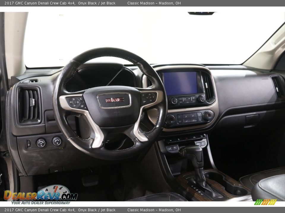 2017 GMC Canyon Denali Crew Cab 4x4 Onyx Black / Jet Black Photo #7