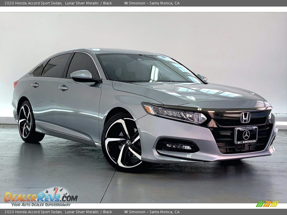 2020 Honda Accord Sport Sedan Lunar Silver Metallic / Black Photo #33
