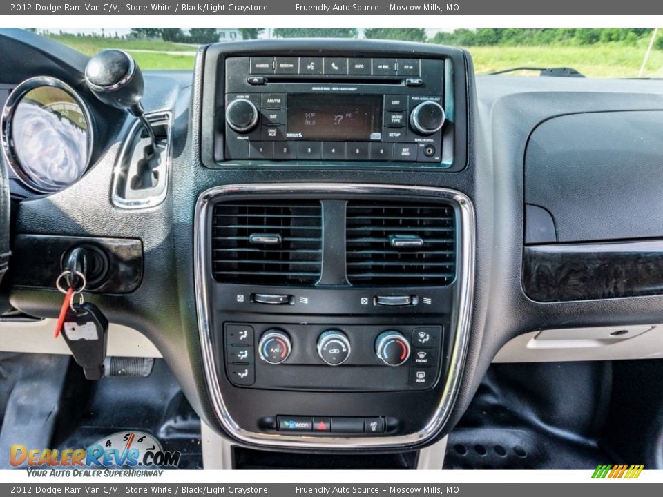 2012 Dodge Ram Van C/V Stone White / Black/Light Graystone Photo #34