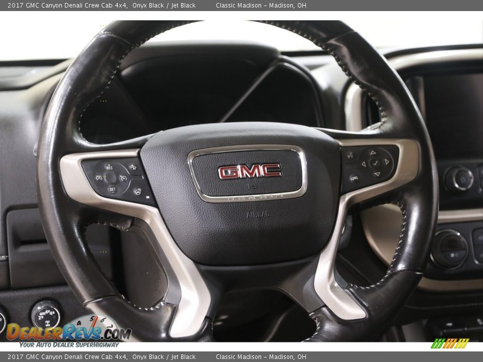 2017 GMC Canyon Denali Crew Cab 4x4 Onyx Black / Jet Black Photo #8