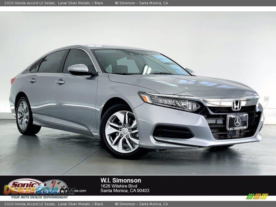 2020 Honda Accord LX Sedan Lunar Silver Metallic / Black Photo #1