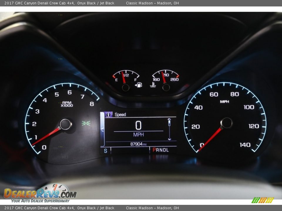 2017 GMC Canyon Denali Crew Cab 4x4 Onyx Black / Jet Black Photo #9