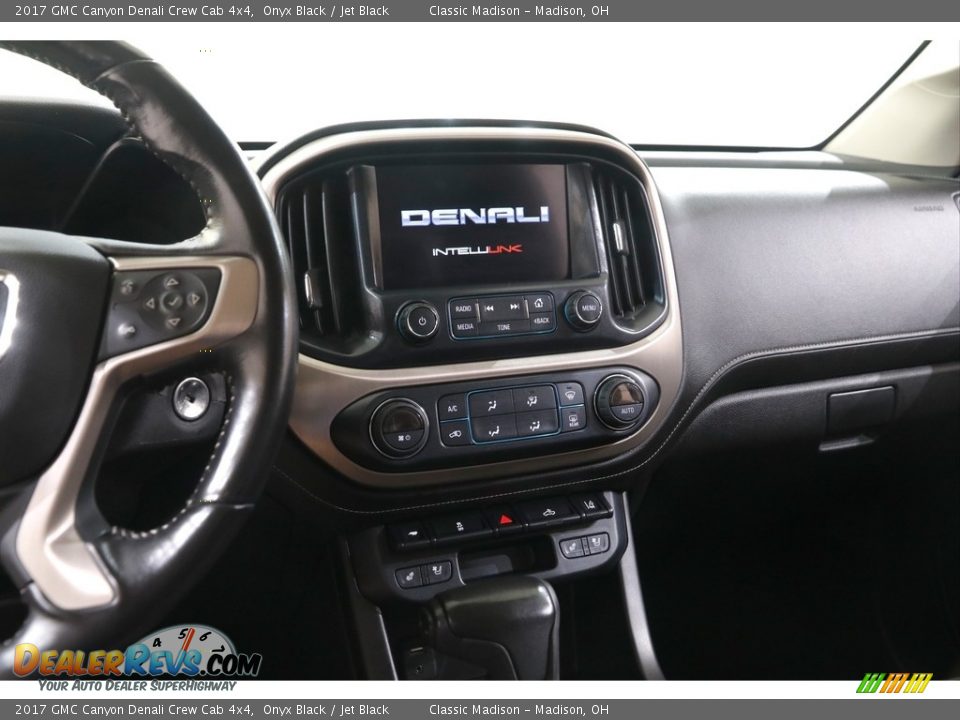 2017 GMC Canyon Denali Crew Cab 4x4 Onyx Black / Jet Black Photo #10