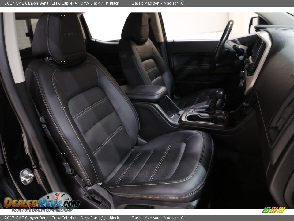 2017 GMC Canyon Denali Crew Cab 4x4 Onyx Black / Jet Black Photo #15