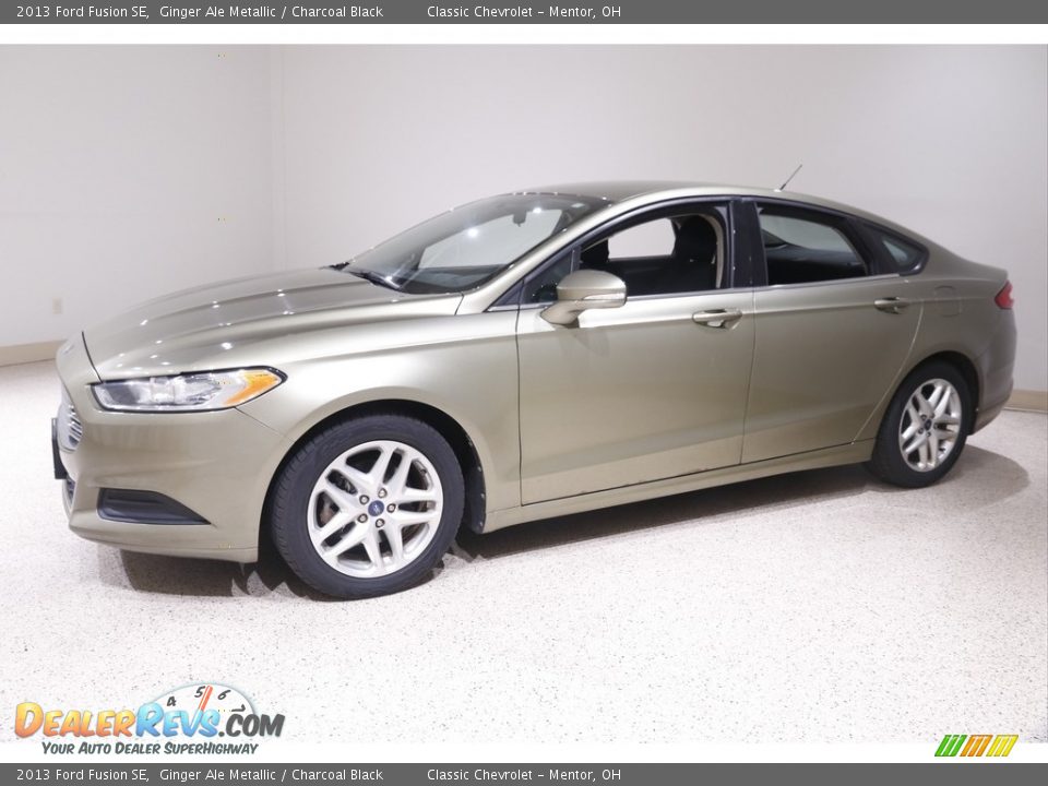 2013 Ford Fusion SE Ginger Ale Metallic / Charcoal Black Photo #3
