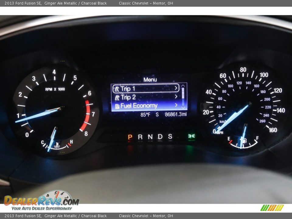 2013 Ford Fusion SE Ginger Ale Metallic / Charcoal Black Photo #8